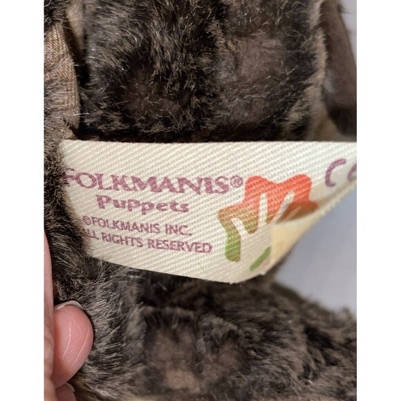 Folkmanis Dutch Bunny Rabbit Plush Full Body Puppet Childs Play Pretend Show - Picture 7 of 11